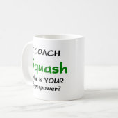 Squashtrainer Kaffeetasse (Vorderseite Links)