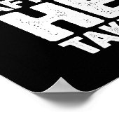 Squat Analogon für das Leben - Leg Day - Gymnastik Poster (Ecke)