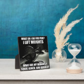 Squat, Bench, Deadlift - Kräftiges Motivierend Fotoplatte (InSitu)