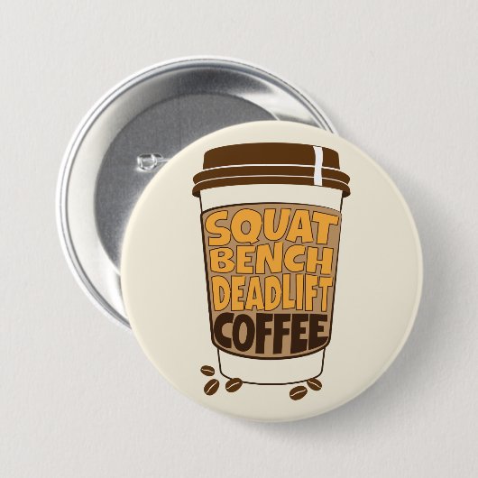 Squat Bench Deadlift und Kaffee Button (Vorne & Hinten)