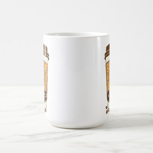 Squat Bench Deadlift und Kaffee Kaffeetasse (Mittel)