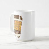 Squat Bench Deadlift und Kaffee Kaffeetasse (Vorderseite Links)