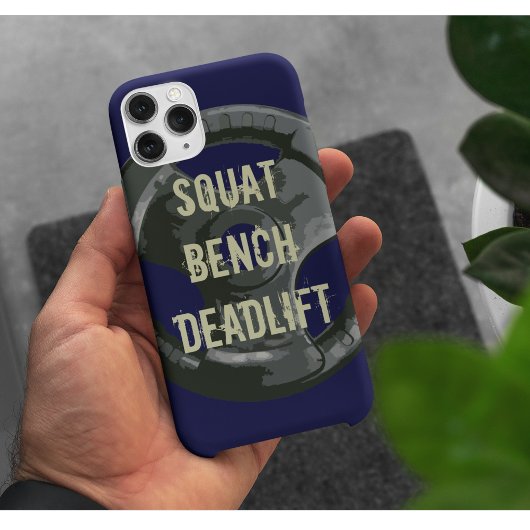Squat Bench Deadlift Weightlift GYM Workout Case-Mate iPhone Hülle