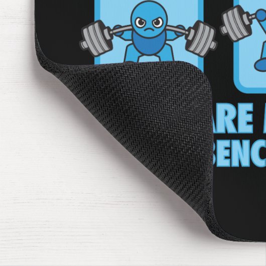 Squat, Bench Press, Deadlift - Hobbies - Kawaii Mousepad (Ecke)