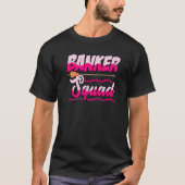 Squat Graphic Bank Clerk Bookkeeper Bank Mitarbeit T-Shirt (Vorderseite)