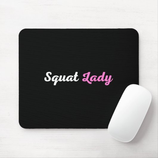 Squat Lady Mousepad (Mit Mouse)