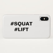 #SQUAT #LIFT iPhone Case (Rückseite (Horizontal))