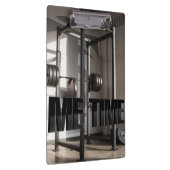 Squat Rack Workout Motivation - Me Time - Gym Klemmbrett (Rechts)