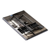 Squat Rack Workout Motivation - Me Time - Gym Notizblock (Rechte Seite)