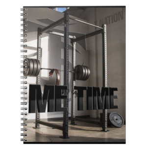Squat Rack Workout Motivation - Me Time - Gym Notizblock