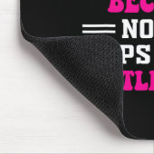 Squat, weil niemand über kleine Hintern Rap lustig Mousepad (Ecke)