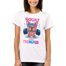 Squat wie ein Frenchie-Fitness-Liebhaber
