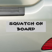 Squatch an Bord Autoaufkleber (Auf Auto)