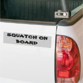 Squatch an Bord Autoaufkleber (Auf Lkw)