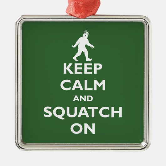 Squatch an silbernes ornament (Vorne)