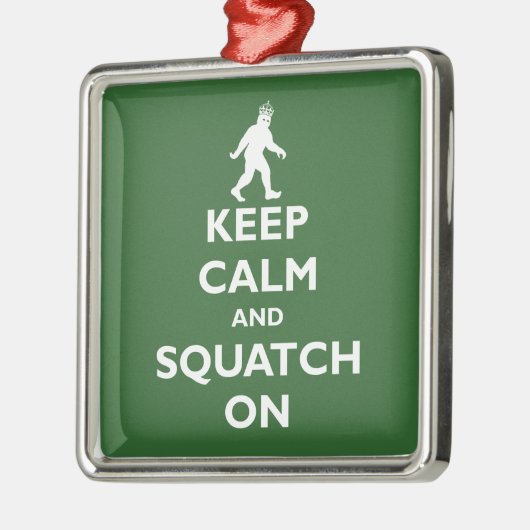 Squatch an silbernes ornament (Links)