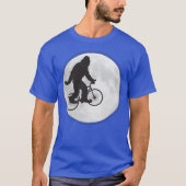 Squatch auf einem Fahrrad in Sky mit Mond-T - Shir T-Shirt (Vorderseite)