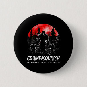 Squatch Funny Bigfoot Vater Sasquatch Yeti Fathers Button