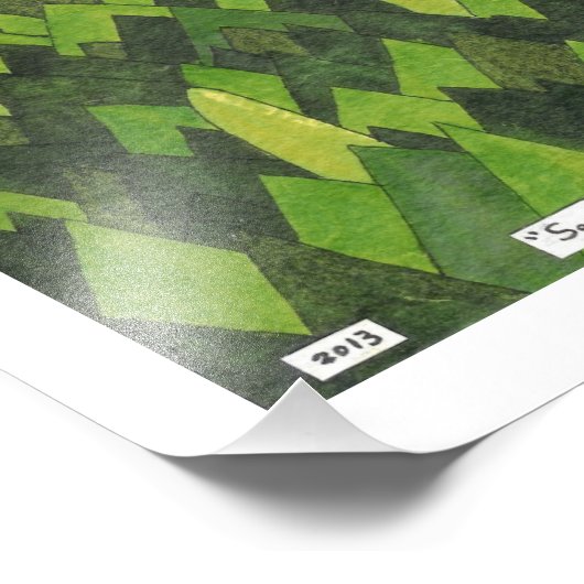 Squatch-Gebiet Fotodruck (Ecke)