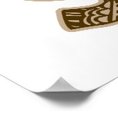 Squatch Gone Surfposter Poster (Ecke)