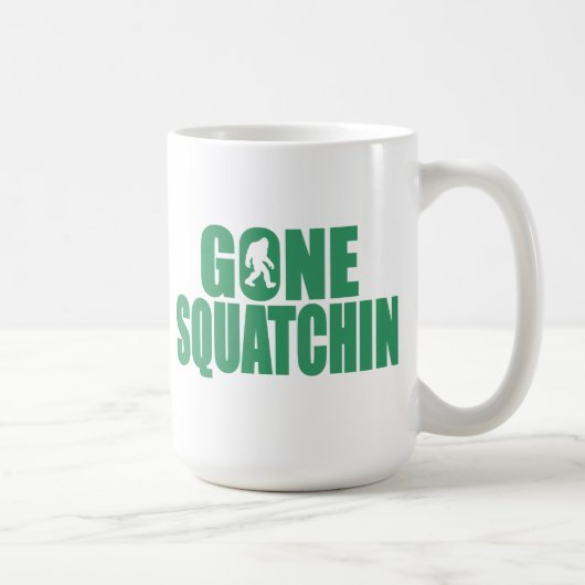 SQUATCH mögen ein PRO in Bobo GEGANGENEM SQUATCHIN Kaffeetasse (Rechts)