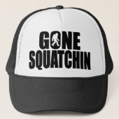 SQUATCH mögen ein PRO in Bobo GEGANGENEM SQUATCHIN Truckerkappe (Vorderseite)