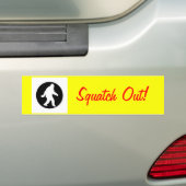 squatch.png, Squatch heraus! Autoaufkleber (Auf Auto)