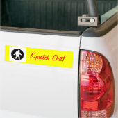 squatch.png, Squatch heraus! Autoaufkleber (Auf Lkw)