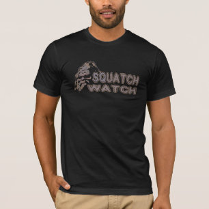 Squatch Uhr - cooles Sasquatch gegenüberstellen T-Shirt