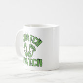 Squatch Uhr Kaffeetasse (Vorderseite Links)