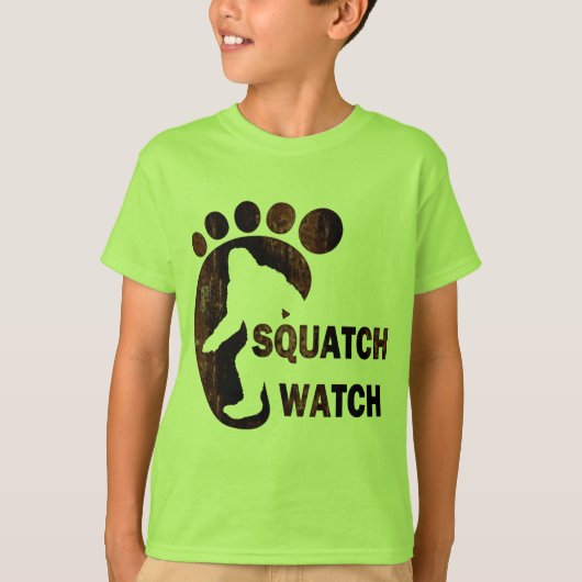 Squatch Uhr T-Shirt (Vorderseite)