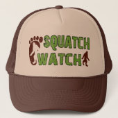 Squatch Uhr Truckerkappe (Vorderseite)