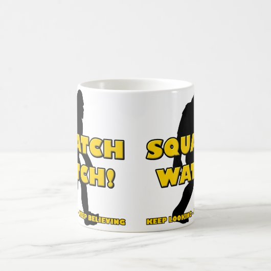 Squatch Watch Funny Sasquatch Bigfoot Yeti Tasse (Mittel)