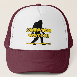 Squatch Watch Lustiger Sasquatch Bigfoot Yeti Mütz Truckerkappe
