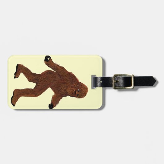 Squatchin Gepäckanhänger (Vorderseite horizontal)