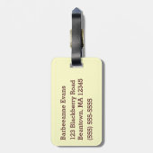 Squatchin Gepäckanhänger (Rückseite vertikal)