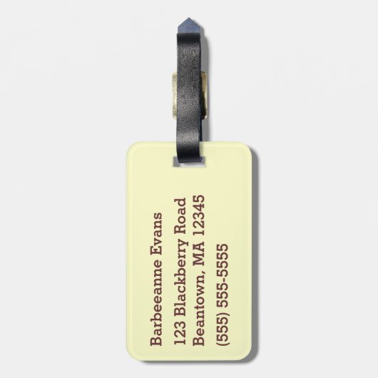 Squatchin Gepäckanhänger (Rückseite vertikal)