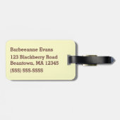 Squatchin Gepäckanhänger (Rückseite horizontal)