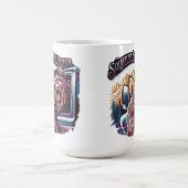 Squatchin' On the Road - Bigfoot Sattelschlepper Kaffeetasse (Mittel)
