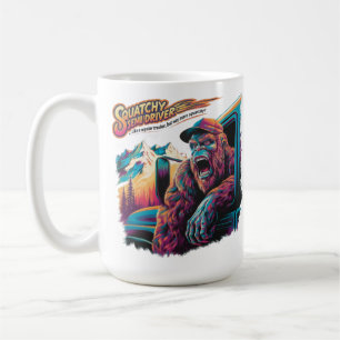 Squatchin' On the Road - Bigfoot Sattelschlepper Kaffeetasse