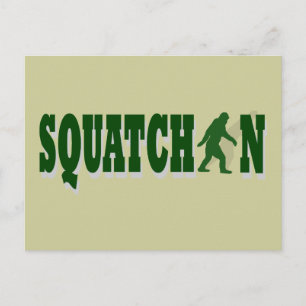 Squatchin Postkarte