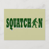 Squatchin Postkarte (Vorderseite)