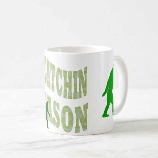 Squatchin-Saison Kaffeetasse (VorderseiteRechts)