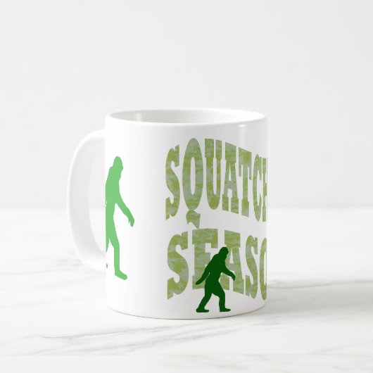 Squatchin-Saison Kaffeetasse (Vorderseite Links)