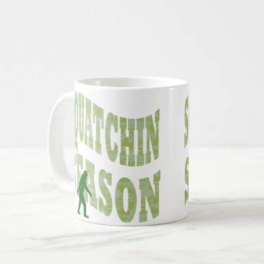 Squatchin-Saison Kaffeetasse (Vorderseite Links)