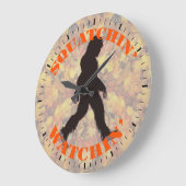 Squatchin sieht zwei große wanduhr (Winkel)