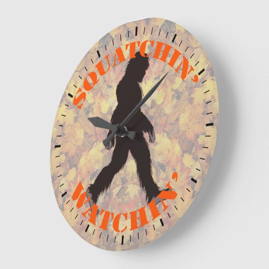 Squatchin sieht zwei große wanduhr (Winkel)