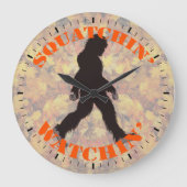 Squatchin sieht zwei große wanduhr (Vorderseite)