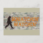 Squatchin sieht zwei postkarte (Vorderseite)
