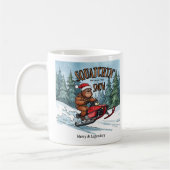 Squatchin' through the Snow Bigfoot Christmas Kaffeetasse (Links)